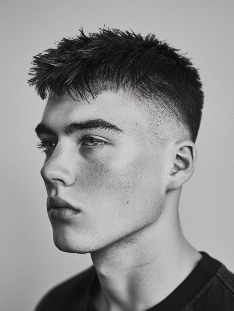 Low taper Fade Buzz Cut