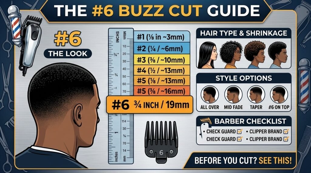 #6 Buzz Cut: How Long, How It Looks, How to Ask