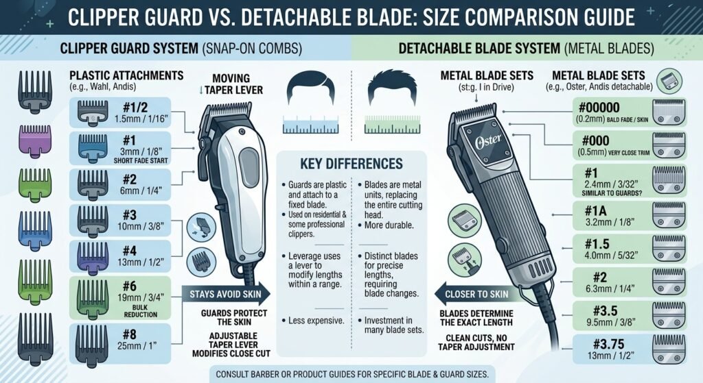 Clipper Guard vs. Clipper Blade