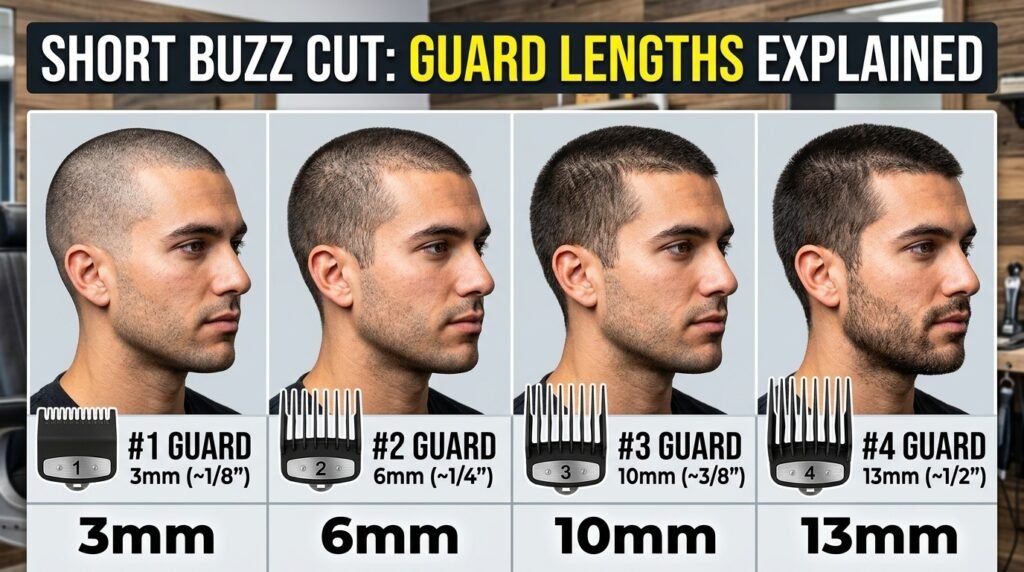 Short Buzz Cut Guard Lengths Explained